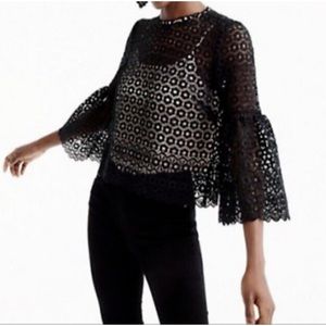 J Crew daisylace top (0)